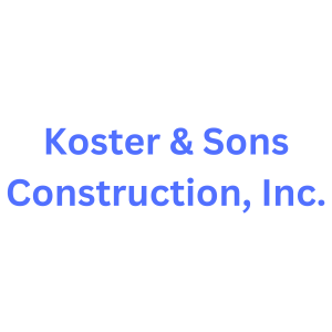 Sponsor Logo for Koster & Sons Construction, Inc.