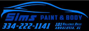 Sponsor Logo for Sims Paint and Body