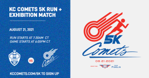 Kansas City Comets 5K Presented by: Success on the Spectrum Benefiting: LOVE FUND for Children logo