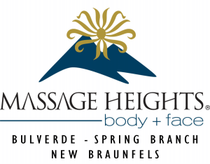 Sponsor Logo for Massage Heights Bulverde - Spring Branch & New Braunfels Creekside
