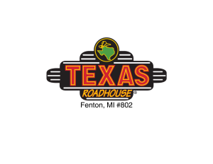 Sponsor Logo for Texas Roadhouse - Fenton