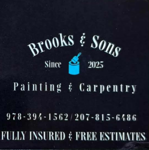 Sponsor Logo for Brooks & Sons Painting & Carpentry