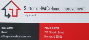 Sponsor Logo for Sutton's HVAC & Home Improvement Inc.