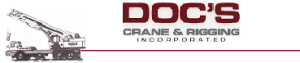 Sponsor Logo for Doc's Crane & Rigging Inc.