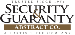 Sponsor Logo for Security & Guaranty Abstract Co.