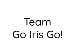 Sponsor Logo for Team Go Iris Go!