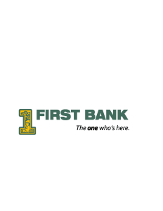 Sponsor Logo for First Bank