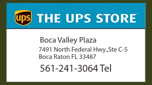 Sponsor Logo for The UPS Store - Boca Valley Plaza