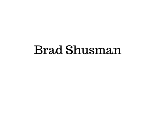 Sponsor Logo for Brad Shusman