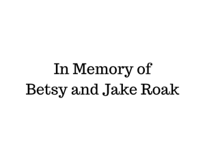 Sponsor Logo for Chris and Amy Roak