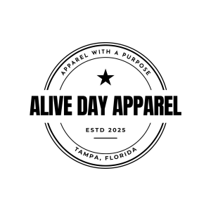 Sponsor Logo for Alive Day Apparel