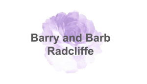 Sponsor Logo for Barry and Barb Radcliffe
