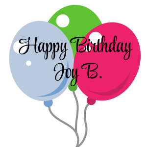 Sponsor Logo for Happy Birthday Joy B.