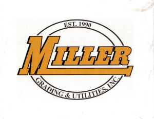 Sponsorship Logo for Miller Grading & Utilities, Inc