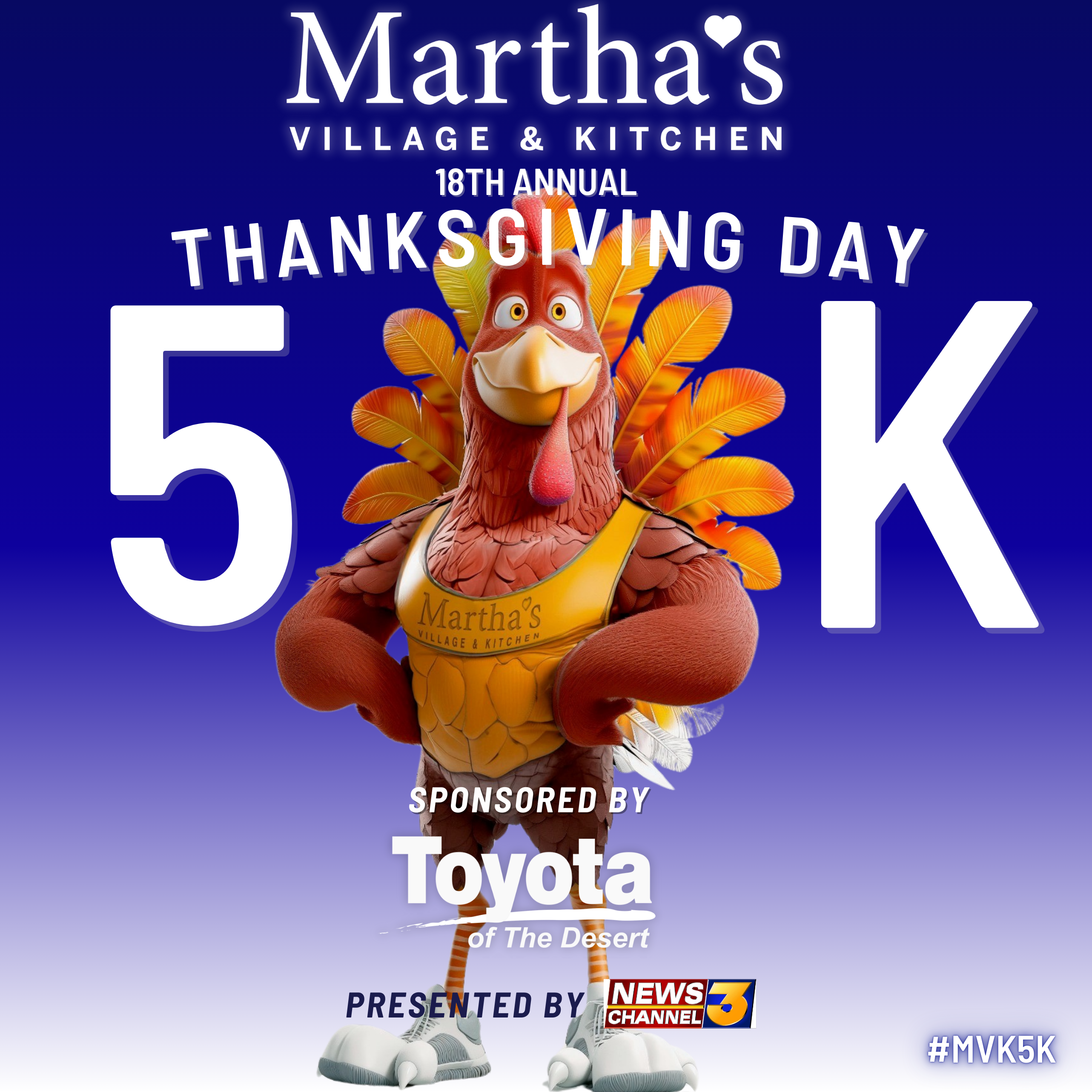 Martha's Village Kitchen 19th Annual Thanksgiving Day 5K: FAQ
