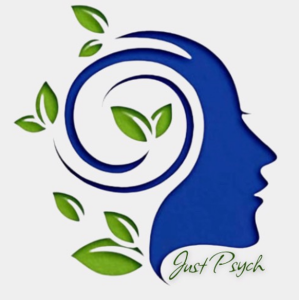 Logo for Just Psych- Dr. Risoldi