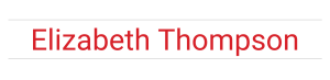Sponsor Logo for Elizabeth Thompson