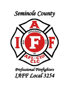 Sponsor Logo for Seminole Country Professional Firefighters Local 3254