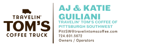 Sponsor Logo for Travelin' Tom's Coffee Truck
