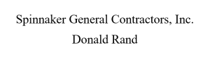 Sponsor Logo for Spinnaker General Contractors, Inc.