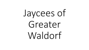 Event sponsor Logo for Jaycees of Greater Waldorf