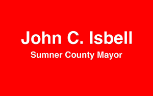Sponsor Logo for John C. Isbell - Sumner County Mayor