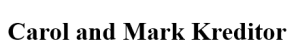 Sponsor Logo for Carol and Mark Kreditor