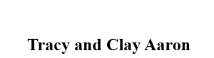 Sponsor Logo for Tracy and Clay Aaron