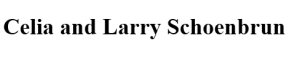 Sponsor Logo for Celia and Larry Schoenbrun
