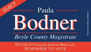 Sponsor Logo for Paula Bodner, Boyle County Magistrate