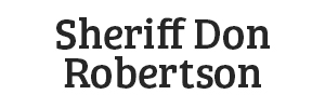 Sponsor Logo for Sheriff Don Robertson