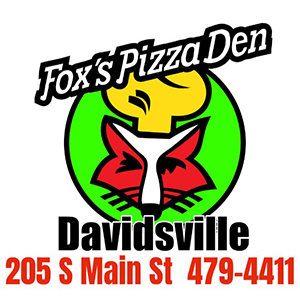 Sponsor Logo for Fox's Pizza - Davidsville