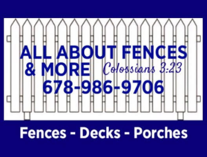Event Sponsor Logo for All About Fences & More