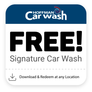 Virtual Race Bag Offer Logo for Free Hoffman Car Wash
