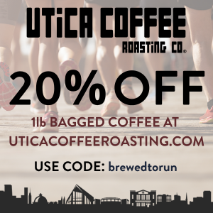 Virtual Race Bag Offer Logo for 20% Off 1 LB Bag Of Coffee