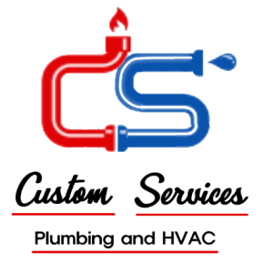 Sponsor Logo for Custom Services Plumbing and HVAC