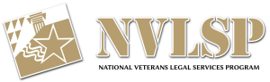 Logo for National Veterans Legal Service Program