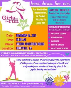 GOTR Piedmont 5k