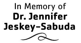 Sponsor Logo for In Memory of Dr. Jennifer Jeskey-Sabuda