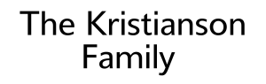 Sponsor Logo for Kristianson Family