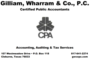 Sponsor Logo for Gilliam Wharram & Co., P.C.