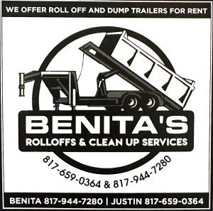 Sponsor Logo for BENITA'S ROLLOFFS & CLEAN UP SERVICES