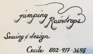 Sponsor Logo for Jumping Raindrops Sewing and Design