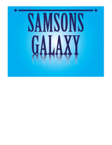 Sponsor Logo for Samsons Galaxy