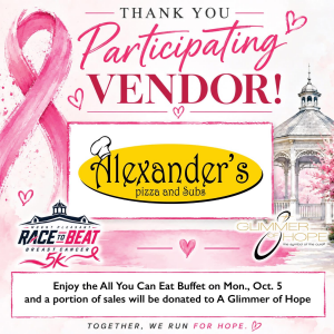 Sponsor Logo for Alexander’s Pizza and Subs