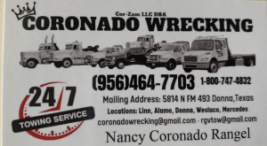 Sponsor Logo for Coronado Wrecking