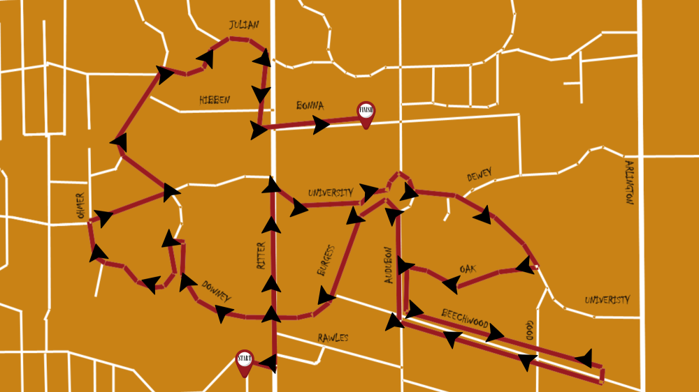 Irvington Vampire Run Course Information