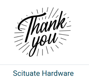 Sponsor Logo for Scituate Hardware
