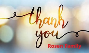 Sponsor Logo for Rosen Family