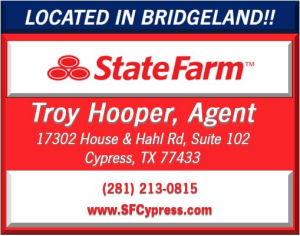 Sponsor Logo for State Farm; Troy Hooper, Agent